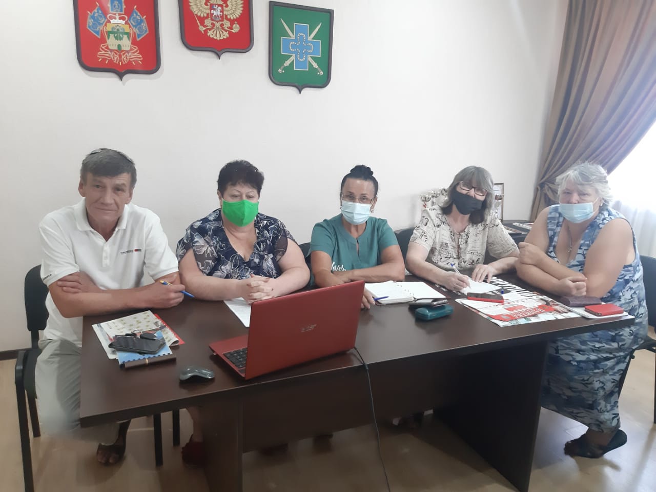 Семинар с участием председателей ТОС Старомышастовского сельского поселения.