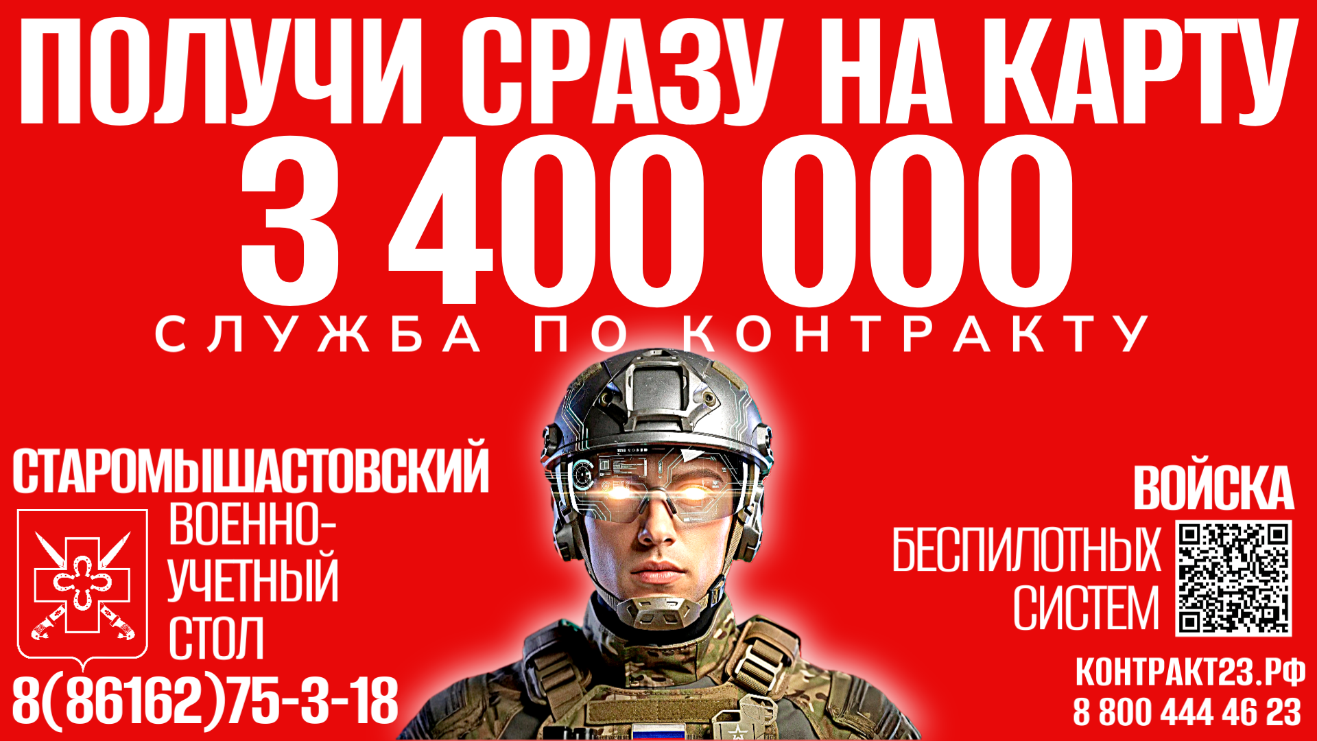 Одна из самых крупных в России и самая большая в ЮФО единовременная выплата за контракт с Минобороны России в Краснодарском крае
