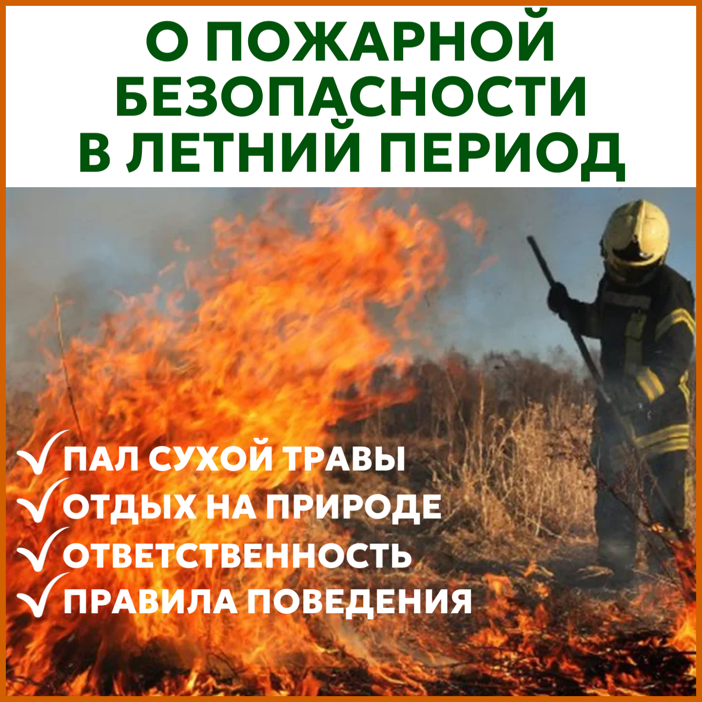 ПАМЯТКА ЖИТЕЛЯМ СТАРОМЫШАСТОВСКОГО СЕЛЬСКОГО ПОСЕЛЕНИЯ О ПОЖАРНОЙ БЕЗОПАСНОСТИ В ЛЕТНИЙ ПЕРИОД