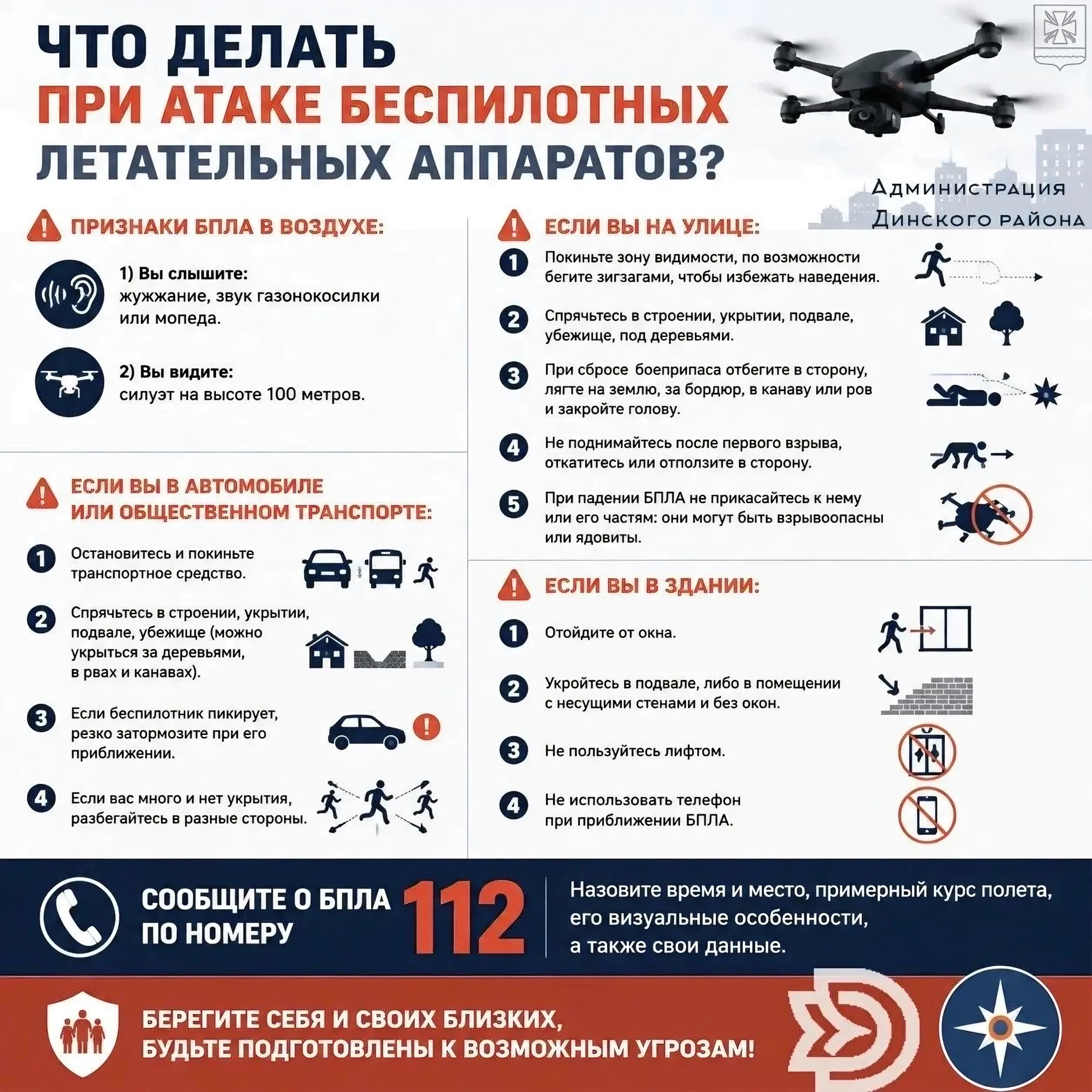 Действия населения при угрозе с воздуха