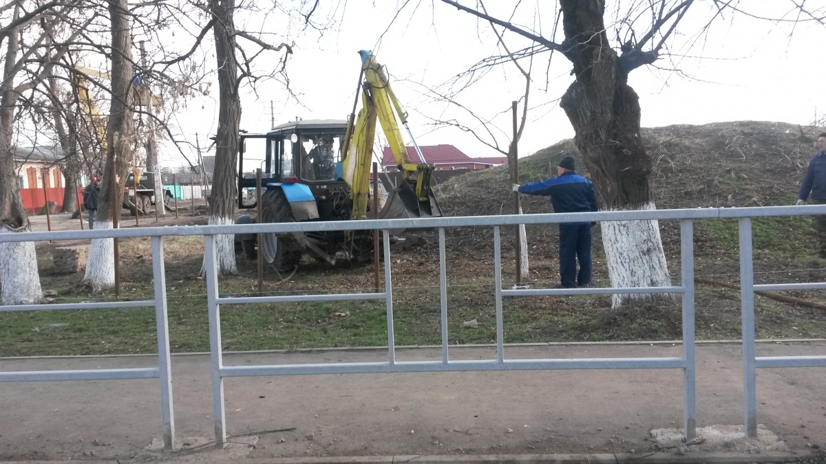 Установка ограждения