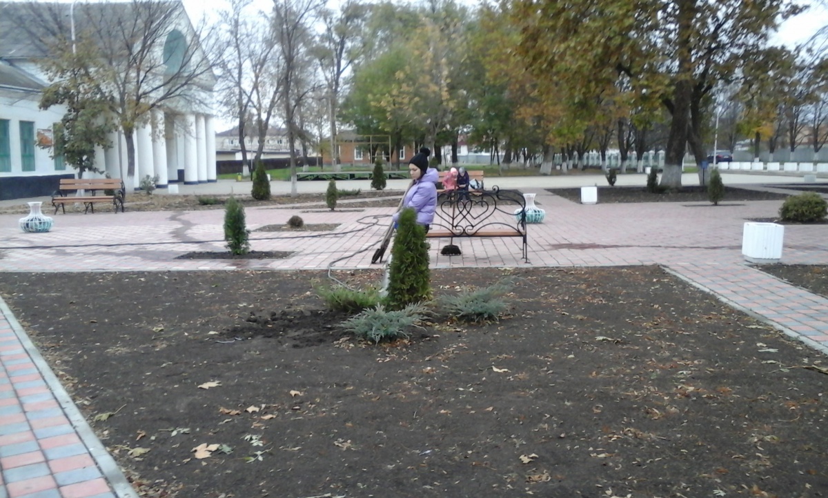 Районный субботник в станице Старомышастовской!!!