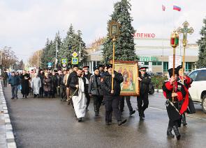 Сегодня, 11 ноября, в станицу Динскую прибывают мощи святых