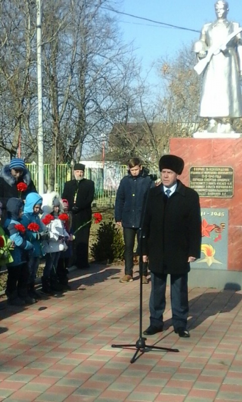 В станице Старомышастовской отмечают 74 – ю годовщину освобождения станицы от немецко-фашистских захватчиков